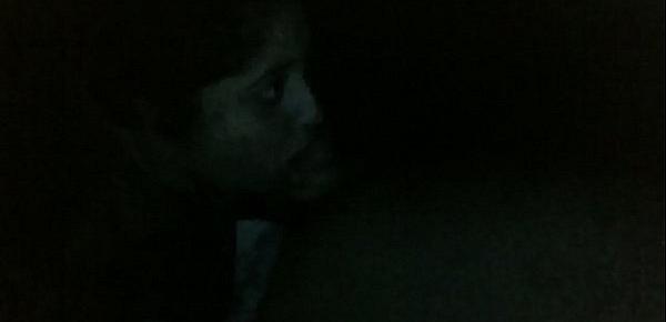 darkroom chubby sex and blowjob